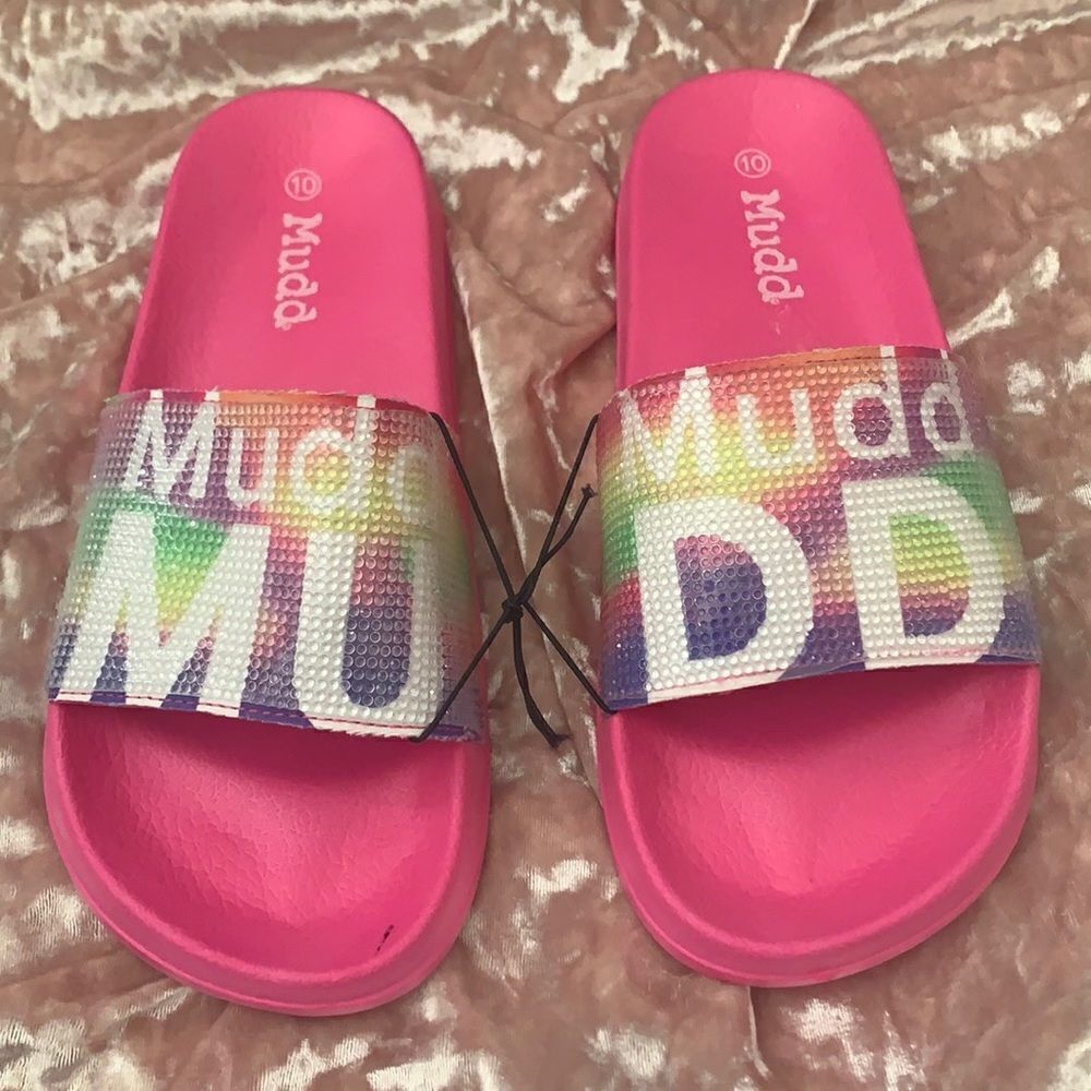 MUDd Pink Rainbow 🌈 Slides